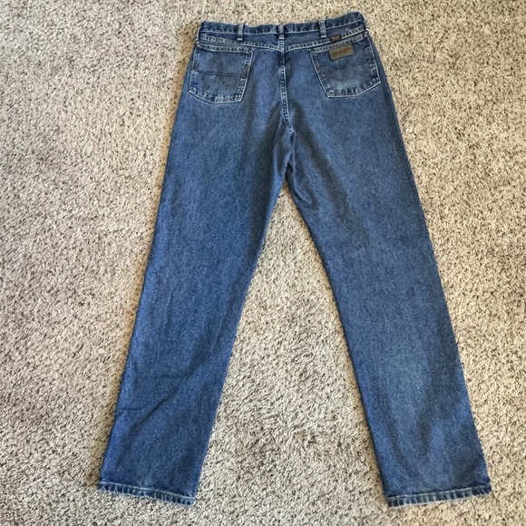 Wrangler 13MGSHD George Strait Cowboy Cut Collection Denim 38x36(36x35) - Picture 5 of 12